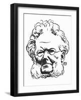 Henrik Ibsen-Félix Vallotton-Framed Giclee Print