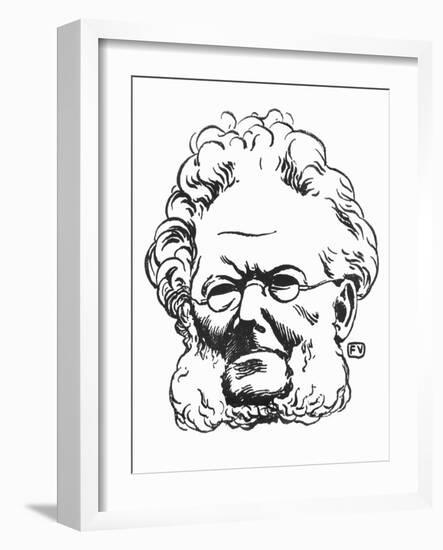 Henrik Ibsen-Félix Vallotton-Framed Giclee Print
