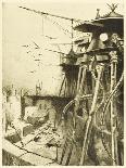 The War of the Worlds, The First ,Falling Star, is Seen Over the Rooftops of London-Henrique Alvim Corr?a-Art Print