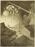 The War of the Worlds, The Martian Flying-Machine Over the English Channel-Henrique Alvim Corr?a-Art Print