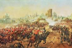 Charge of the Queens Bays Against the Mutineers at Lucknow, 6th March 1858-Henry A. Payne-Giclee Print