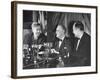 Henry A. Wallace and Claude R. Wickard Lining Up for Farm Broadcast-null-Framed Photographic Print