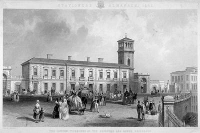 View of the London Bridge Station, Bermondsey, London, 1845