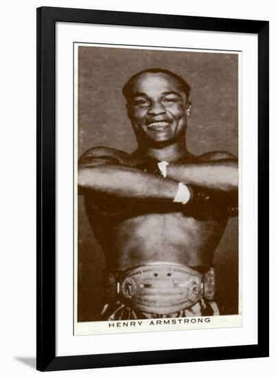 Henry Armstrong, American Boxer, 1938-null-Framed Giclee Print