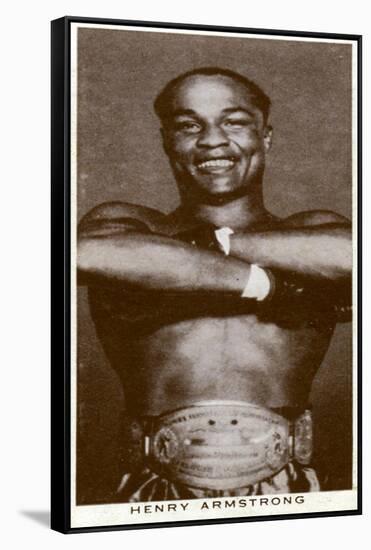 Henry Armstrong, American Boxer, 1938-null-Framed Stretched Canvas