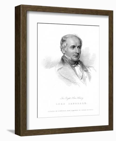 Henry Baron Langdale-George Richmond-Framed Art Print