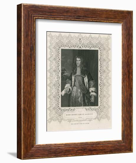 Henry Bennet, 1st Earl of Arlington, from 'Lodge's British Portraits', 1823-English School-Framed Giclee Print