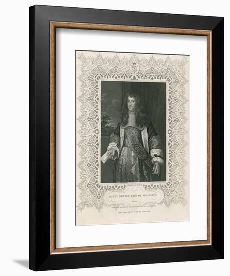 Henry Bennet, 1st Earl of Arlington, from 'Lodge's British Portraits', 1823-English School-Framed Giclee Print