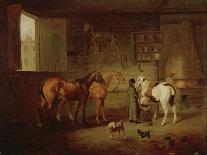 The Blacksmith's Shop, c.1810-20-Henry Bernard Chalon-Giclee Print