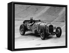 Henry Birkin in an Alfa Romeo at Brooklands, Surrey, 1930S-null-Framed Stretched Canvas