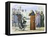 Henry Bolingbroke demanding the throne of Richard II of England, Flint, Wales, 1399 (1864)-James William Edmund Doyle-Framed Stretched Canvas