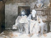 Two Characters, C1825-1877-Henry Bonaventure Monnier-Giclee Print