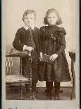 Brother and Sister C.1880S-Henry Bonn-Photographic Print
