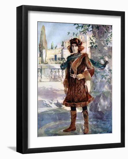 Henry Brodribb Irving in as You Like It, C1902-Ellis & Walery-Framed Giclee Print