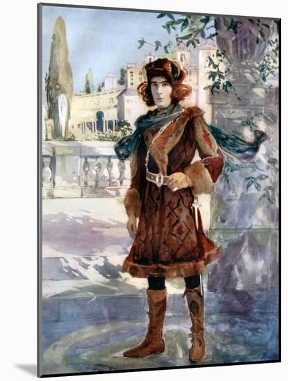 Henry Brodribb Irving in as You Like It, C1902-Ellis & Walery-Mounted Giclee Print