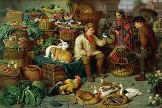 Market Scene-Henry Charles Bryant-Giclee Print