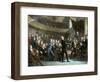 Henry Clay Arguing in the Us Senate for the Compromise of 1850 to Avert Civil War-null-Framed Giclee Print