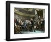 Henry Clay Arguing in the Us Senate for the Compromise of 1850 to Avert Civil War-null-Framed Giclee Print