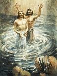 Christ Being Baptised by John the Baptist-Henry Coller-Giclee Print