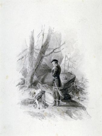 'Fitz-James and the dying Blanche of Devan', 19th century