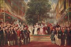 The opening of the Great Exhibition by Queen Victoria on 1 May 1851, (1906)-Henry Courtney Selous-Framed Stretched Canvas