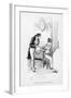 Henry Crawford and Fanny Price-Hugh Thomson-Framed Art Print