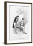 Henry Crawford and Fanny Price-Hugh Thomson-Framed Art Print