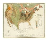 Geological Map of the United States, c.1856-Henry Darwin Rogers-Art Print