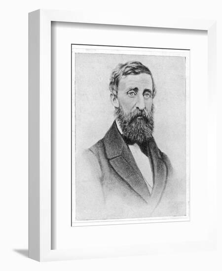 Henry David Thoreau American Writer-null-Framed Photographic Print