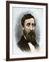 Henry David Thoreau at Age 43-null-Framed Giclee Print