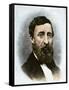 Henry David Thoreau at Age 43-null-Framed Stretched Canvas