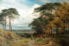 The Gypsy's Encampment and Nottingham from Wilford Hill, 1853-Henry Dawson-Giclee Print