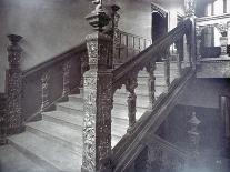 Interior View of the Grand Staircase in Charterhouse, London, 1880-Henry Dixon-Photographic Print