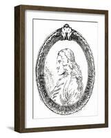 Henry Fielding - portrait-William Hogarth-Framed Giclee Print