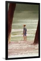 Henry Fishing, 1990-Lincoln Seligman-Framed Giclee Print