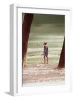 Henry Fishing, 1990-Lincoln Seligman-Framed Giclee Print