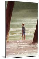 Henry Fishing, 1990-Lincoln Seligman-Mounted Giclee Print