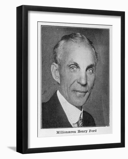 Henry Ford, American Automobile Manufacturer-null-Framed Photographic Print