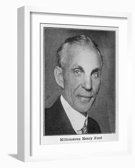 Henry Ford, American Automobile Manufacturer-null-Framed Photographic Print