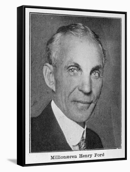 Henry Ford, American Automobile Manufacturer-null-Framed Stretched Canvas