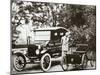 Henry Ford, American car manufacturer, with two of his cars, USA, 1924-Unknown-Mounted Photographic Print