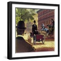Henry Ford Produced His First Hand-Built Car in 1892-null-Framed Premium Giclee Print