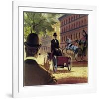 Henry Ford Produced His First Hand-Built Car in 1892-null-Framed Giclee Print