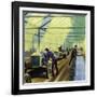 Henry Ford's Idea for Production Line Work Revolutionised Manufacturing-null-Framed Giclee Print