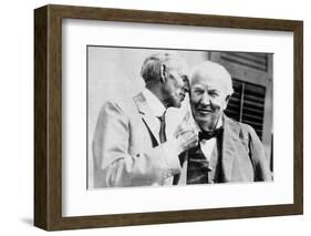 Henry Ford Talking to Thomas Edison-null-Framed Photographic Print