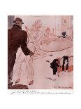 In Bed with Maid-Henry Fournier-Giclee Print