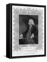 Henry Fox (1705-177), 1st Baron Holland of Foxley, English Statesman, 19th Century-H Robinson-Framed Stretched Canvas