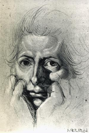 Study for Self-Portrait, by Henry Fuseli (1741-1825). Switzerland, 18th Century