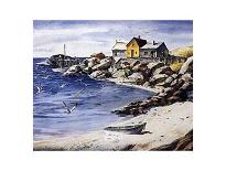 Winter Harbor-Henry Gasser-Mounted Art Print