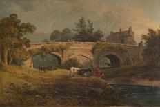 Barnard Castle, about 1835 (Watercolour and Gouache)-Henry Gastineau-Giclee Print